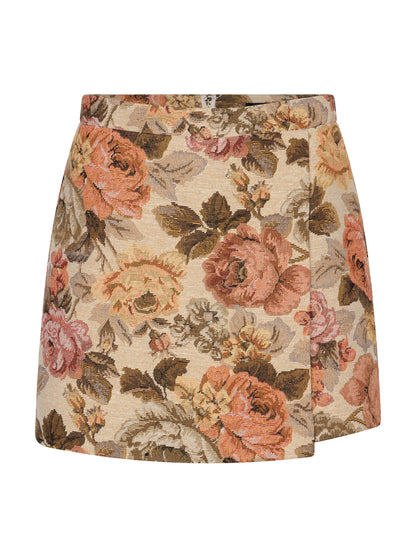 Skort Violette rose print