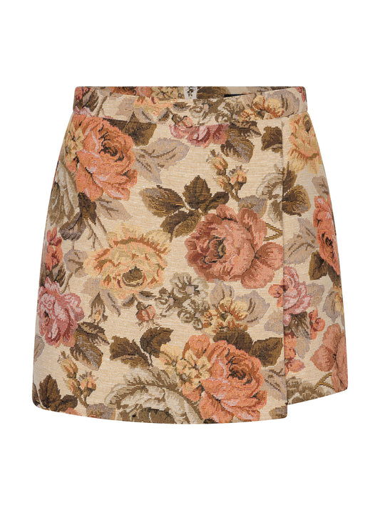 Skort Violette rose print