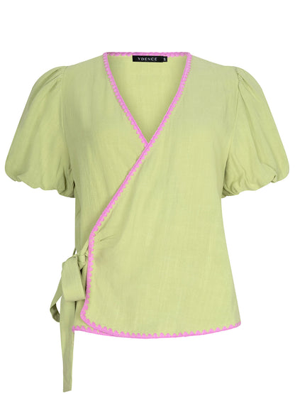 Top ellis matcha green