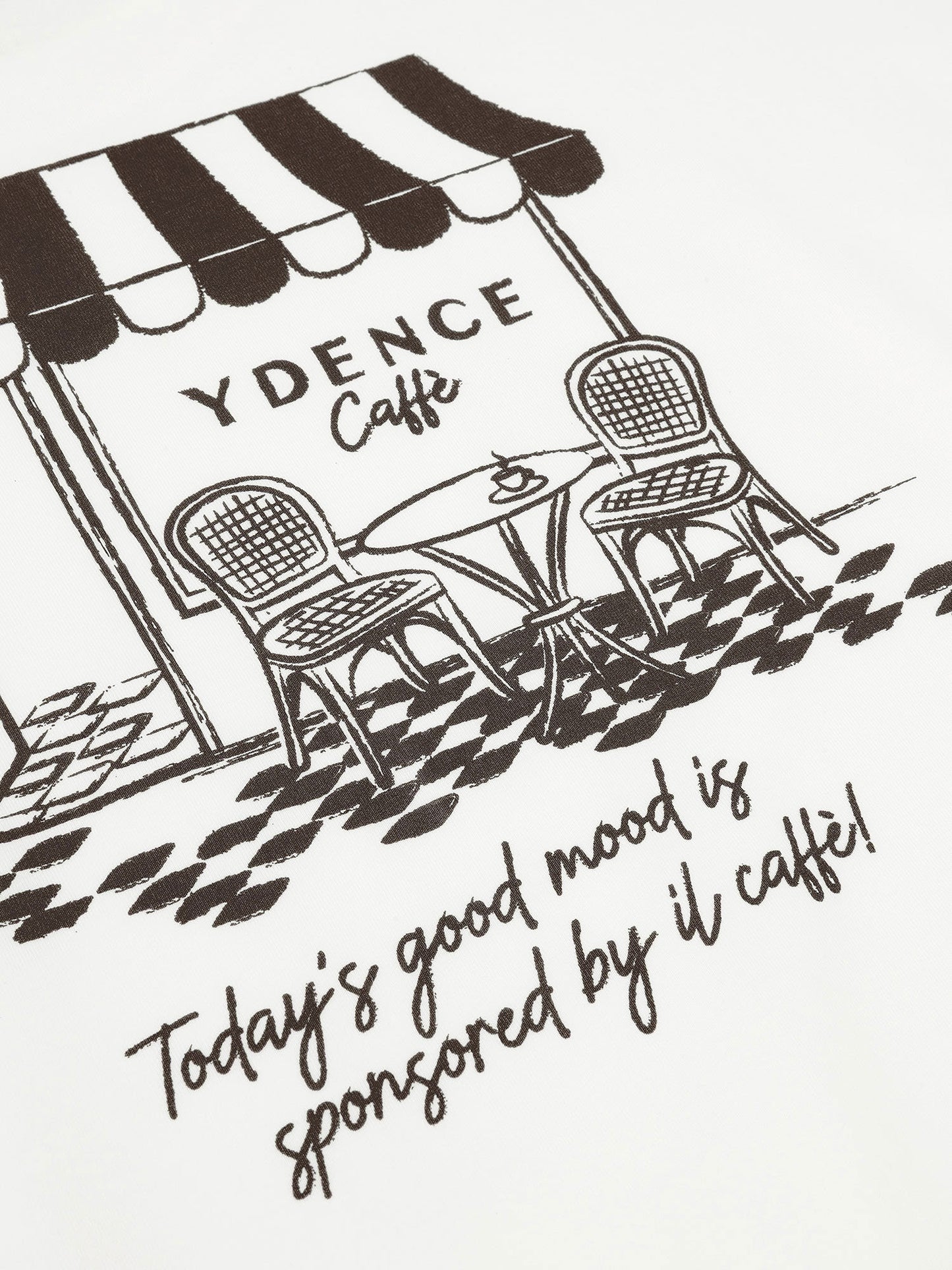 T-shirt ydence cafe off white