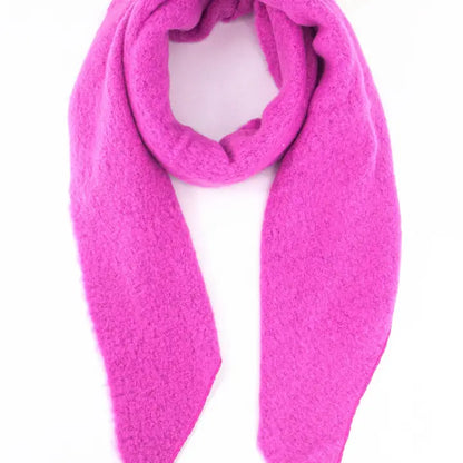 Sjaal asymmetrisch roze