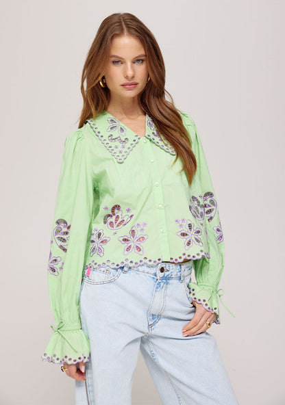 Blouse Candice groen