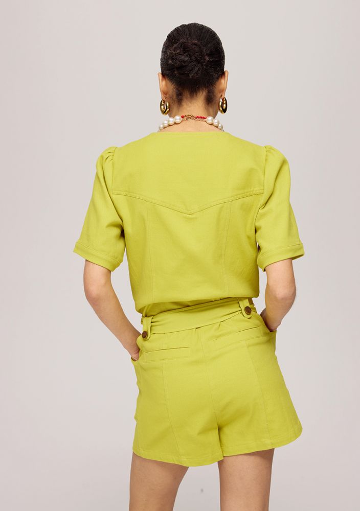 Playsuit yael lime