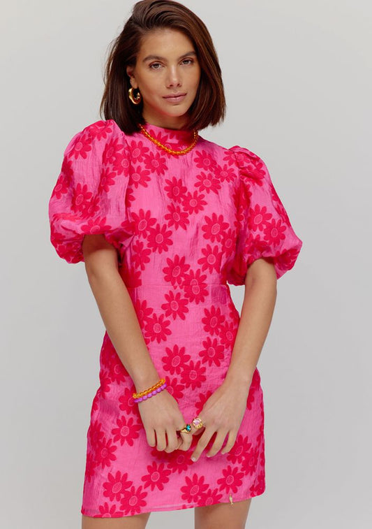 Nila Dress raspberry pink