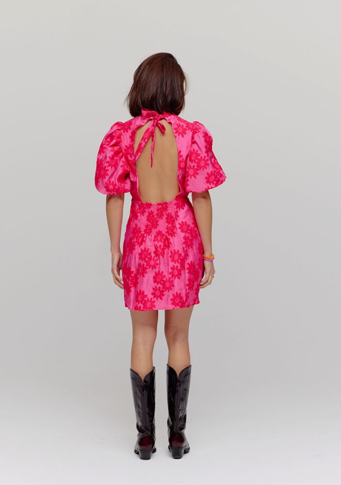 Nila Dress raspberry pink