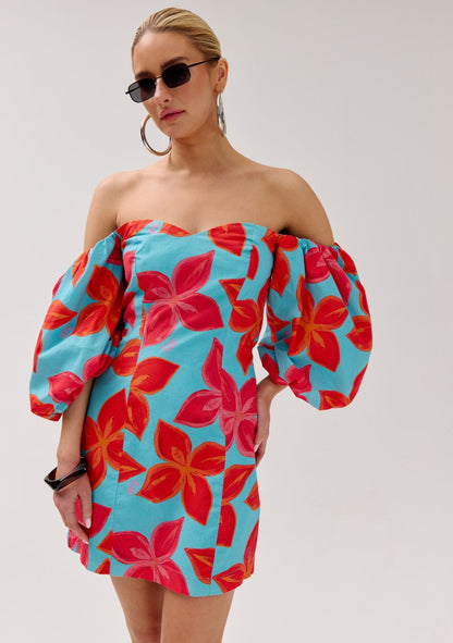 Jurk Kailey fragile flower