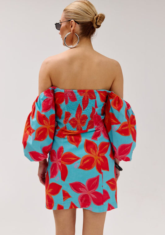 Jurk Kailey fragile flower