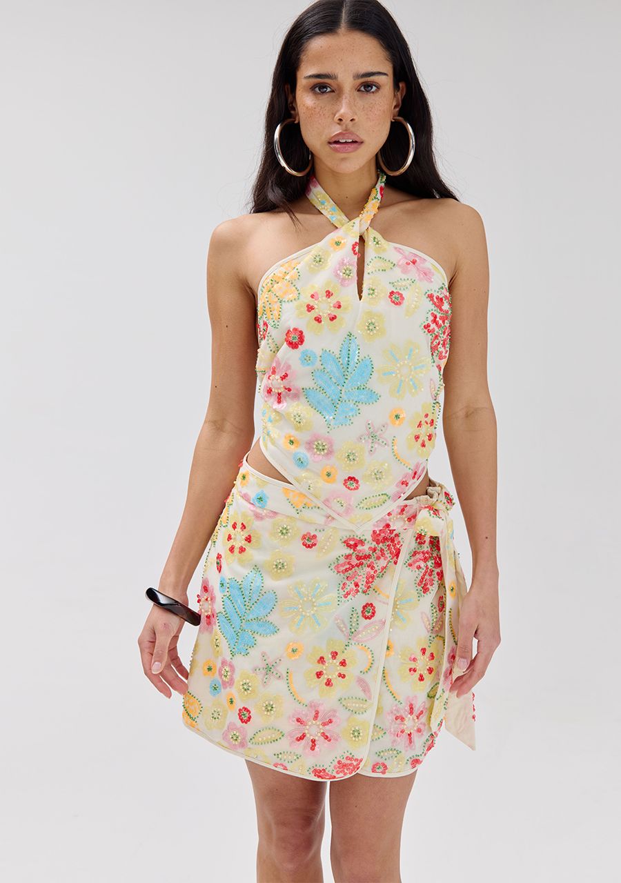 Top sjees sequin halter