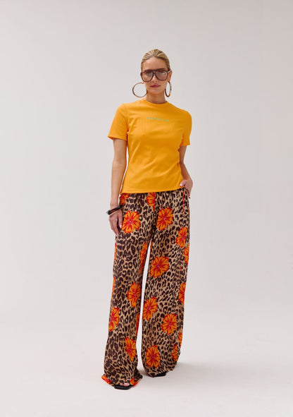 Broek Meike Lexie leopard flower