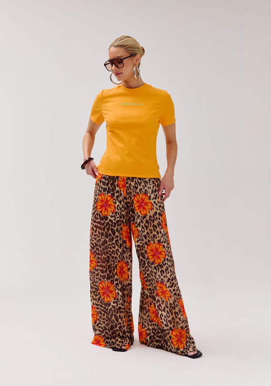 Broek Meike Lexie leopard flower