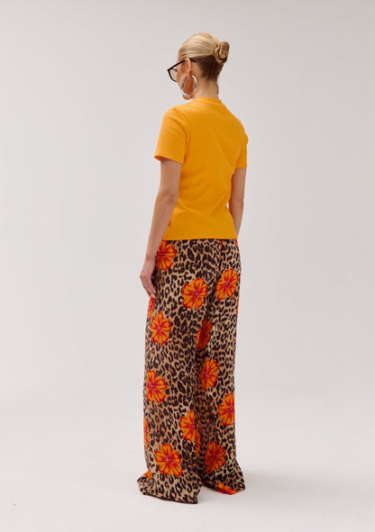 Broek Meike Lexie leopard flower