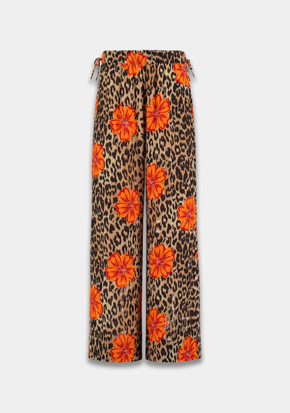 Broek Meike Lexie leopard flower