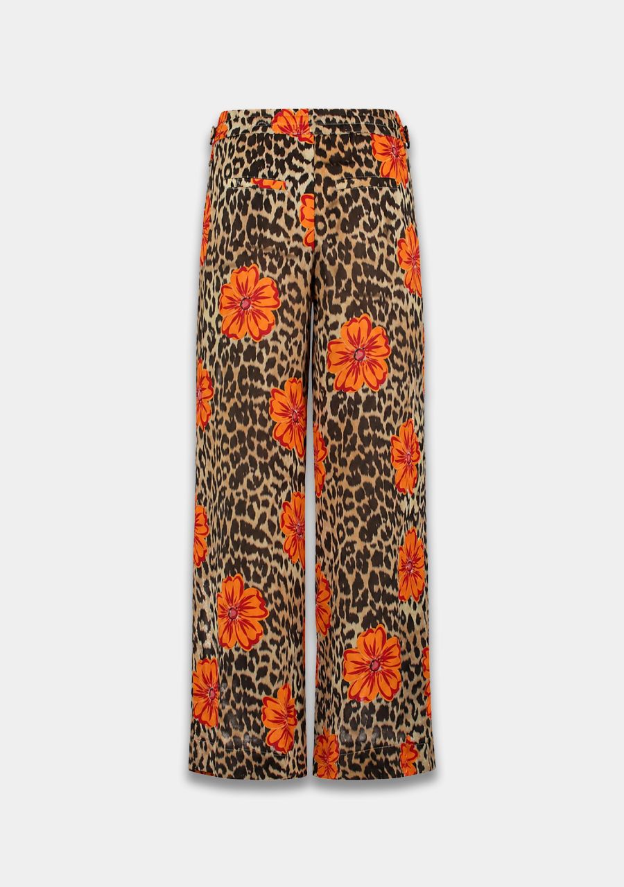 Broek Meike Lexie leopard flower