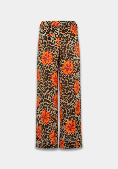 Broek Meike Lexie leopard flower