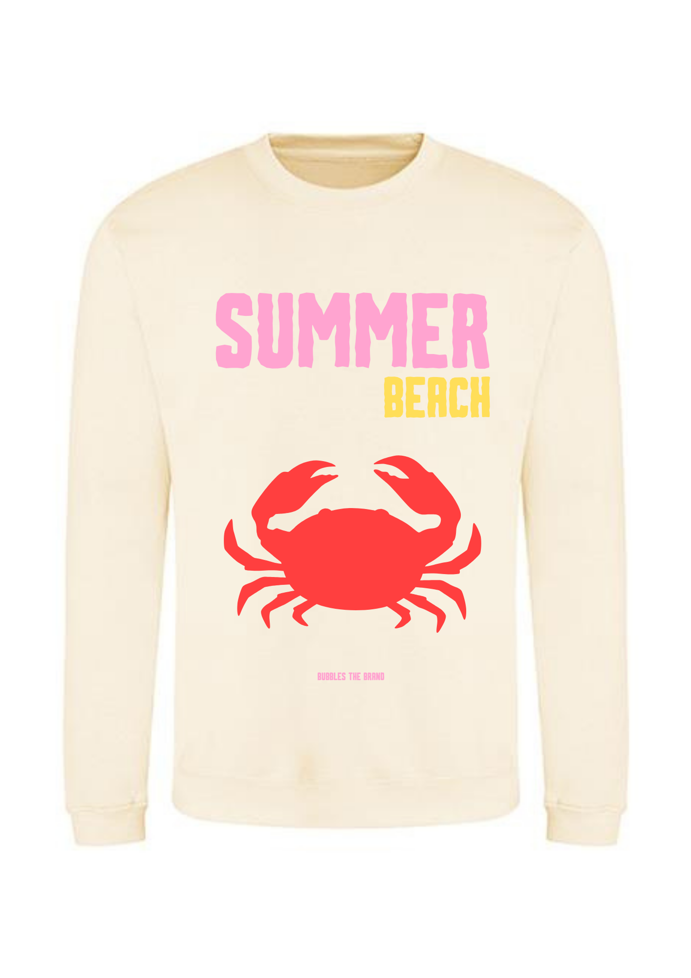 Summer crab sweater creme