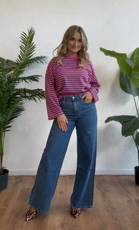 Straight jeans medium denim