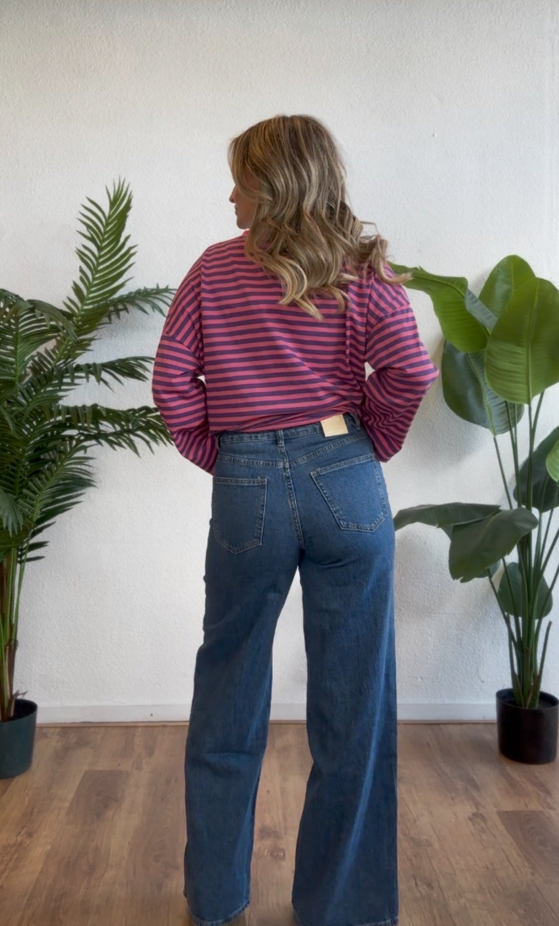 Straight jeans medium denim