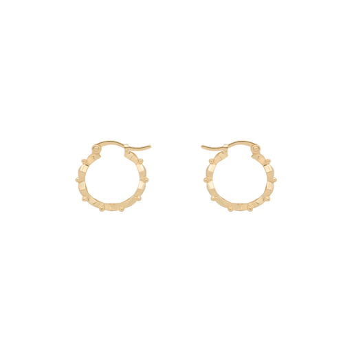 Embellisched small hoop earring (set)