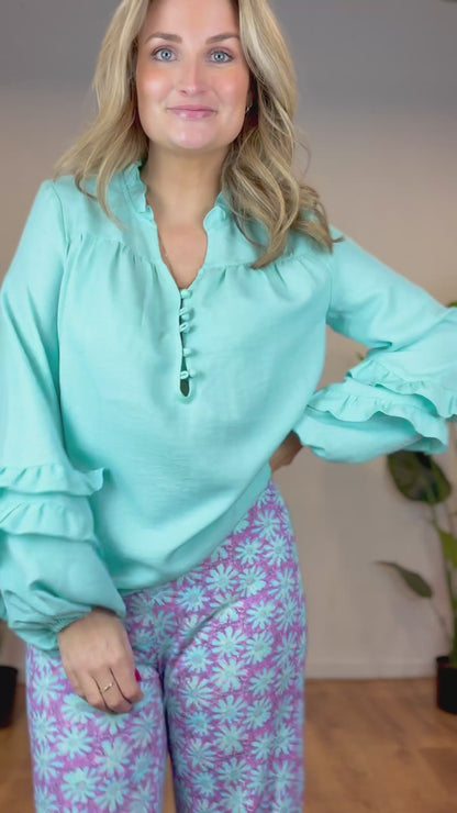 Blouse Jacky turquoise