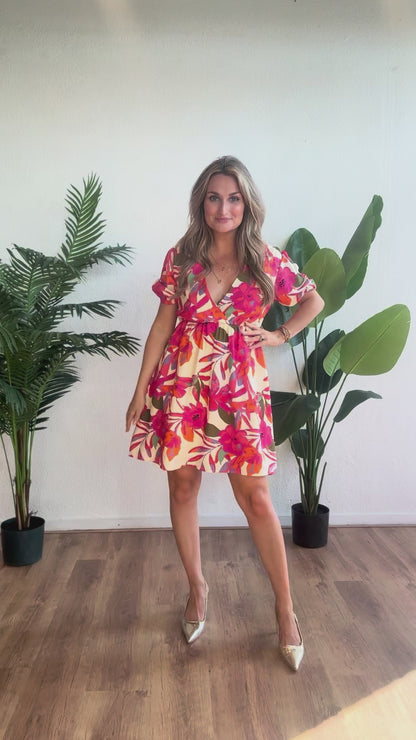Floral romance dress