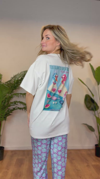 T-shirt ducks off white