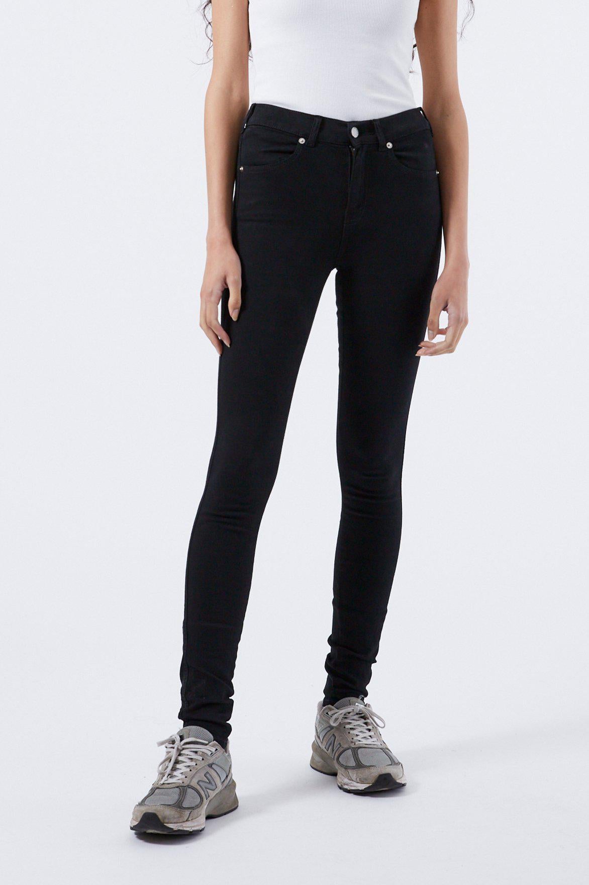 Lexy black skinny jeans mid rise