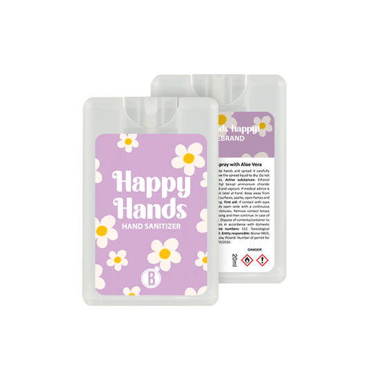 Happy hands desinfectie spray Flowerpower