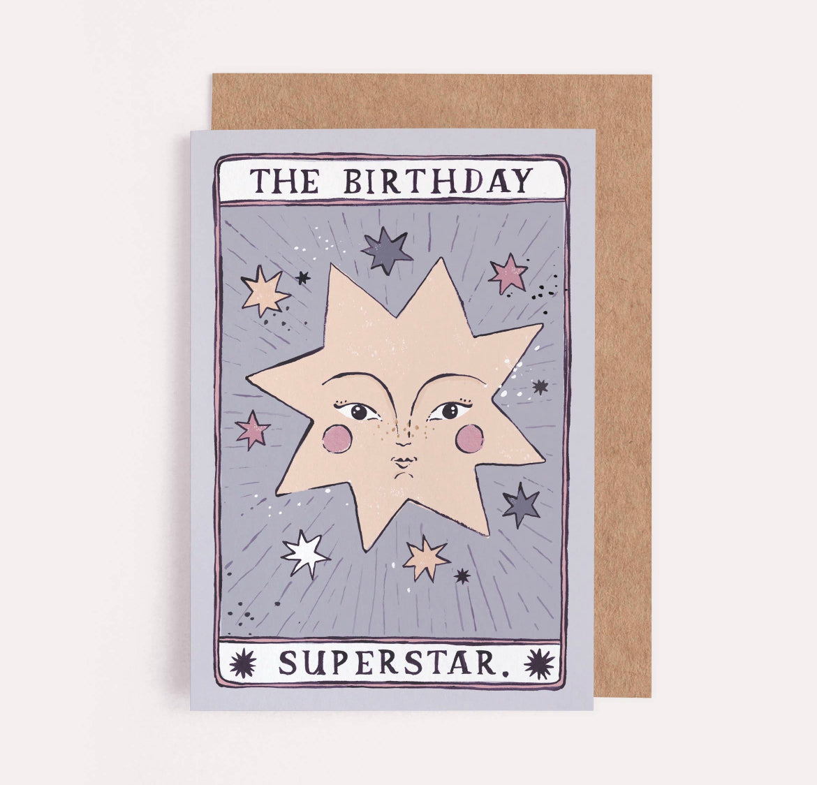 Tarot superstar birthday card