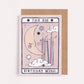 Tarot moon birthday card