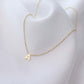 Letter ketting goud