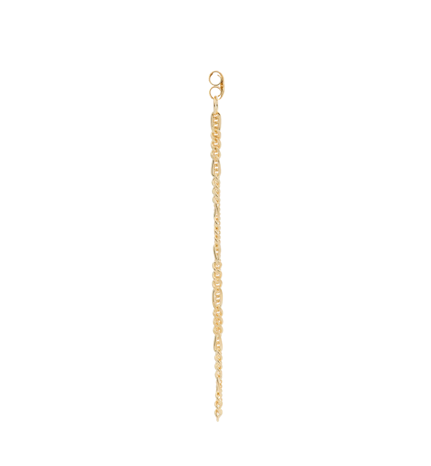 Single Party Chain Earring Back Gold Plated PER STUK