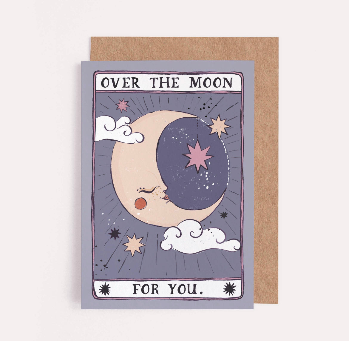 Over the moon card