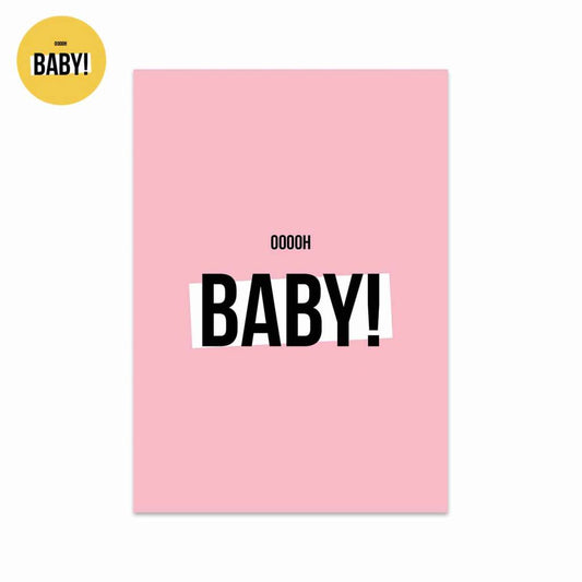 Ooh Baby! Pink kaart
